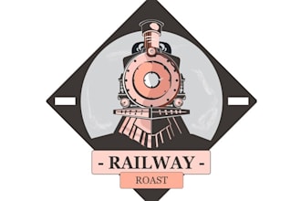 design modern serious railway logo with free source file