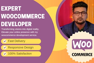 be your expert wordpress woocommerce website developer