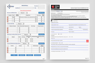 design and develop an expandable dynamic pdf form