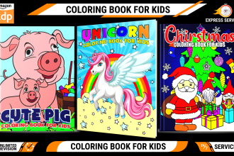 design kids coloring page kids coloring book activity book for kdp