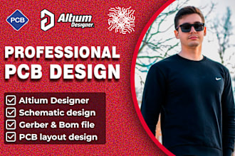 do custom pcb design, pcb layout and schematic in altium designer