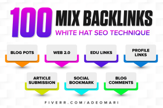 build unique domain mix seo backlinks improve your ranking