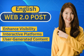 boost your online presence with expertly crafted english web 2 0 posts high qual