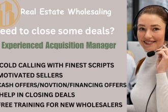 do top notch real estate wholesale cold calling acquisition