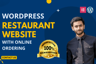 develop modern and advanced wordpress restaurant website