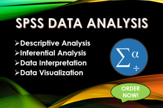 be your data analyst for spss data analysis