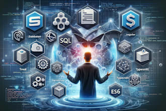 develop custom web applications with asp dot net core mvc, angular, typescript