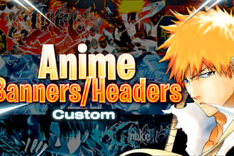 make anime headers and banners