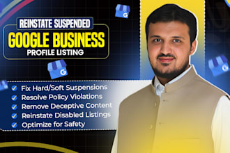 reinstate google my business suspended listing
