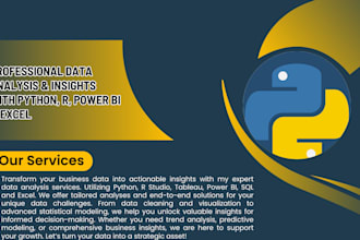provide data analysis, business intelligence reporting for data driven decision