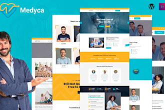 build medical healthcare website and dental website in wordpress