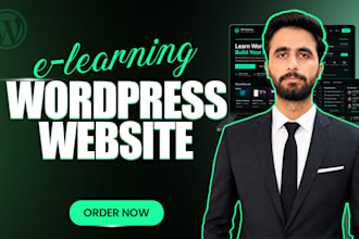 design elearning lms membership website with tutor lms and learndash