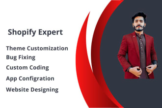 do shopify custom coding and fix any shopify bug
