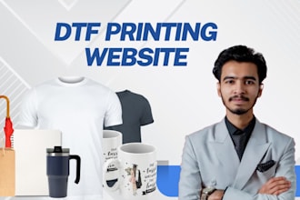 build a professional dtf printing website