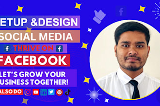 do facebook business page create, social media pages and accounts setup