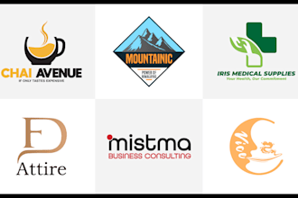 do modern minimalist logo design for your business and brand