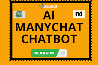 create chatbot for your business using chatgpt and manychat or botpress or uchat