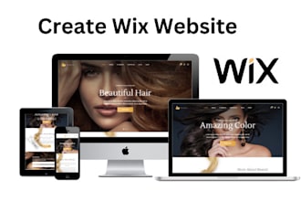 create wix website, design or redesign wix website