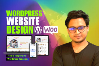 design, redesign wordpress website