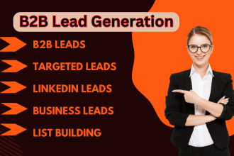 create b2b lead generation, google map scraping, email listing for any industry