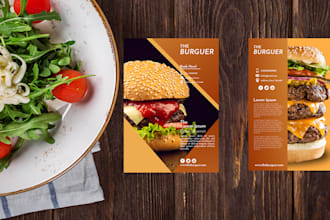 design creative vip,event,business or biz food flyer