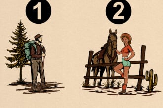 draw vintage illustration for logo and t shirt