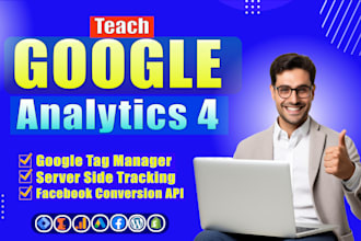 teach, setup google analytics 4, ga4,conversion tracking, ga4 ecommerce tracking