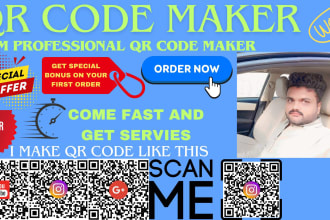 do custom qr code design and qr code generator with logo in 30 minutes