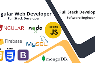 your full stack developer with angular,js,express, node,mongodb