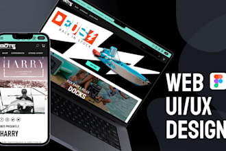 design a professional and modern website UI design in figma