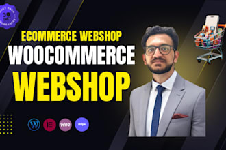 design woocommerce webshop with wordpress elementor pro