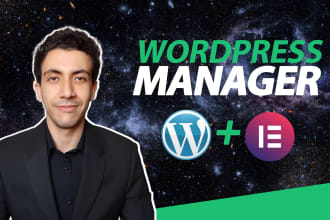 be your wordpress website manager for ongoing maintenance