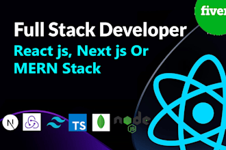 your react, next js, mern stack or full stack web developer