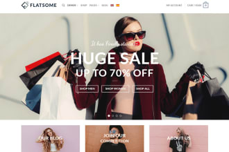 customize flatsome theme and fix woocommerce issue
