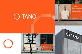 business logo design and branding kit, brand identity