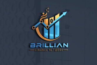 do 3d professional modern minimalist company business logo design