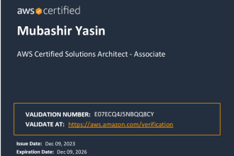 be your AWS cloud architect