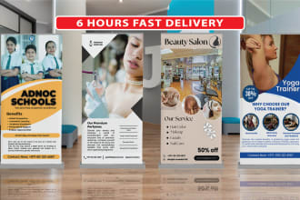 design roll up banner, retractable banner, pull up, x stand