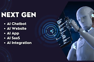 build ai chatbot ai website ai saas ai app with integration