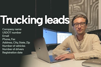 give 150,000 trucking leads from carrier database