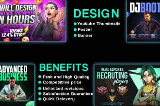 create attractive gfx design and esports posters