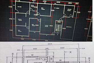 convert your sketch or image drawing to autocad as you like