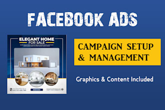 be your facebook ads campaign manager setup, manage and optimize fb, insta ads