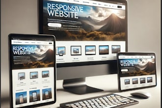 develop your responsive small business or personal website