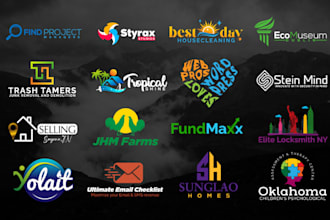 create professional monogram, initial letters, clothing or personal brand logo
