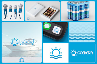 design your complete brand kit and visual identity with logo