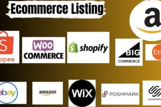 import and export products listing on opencart, bigcommerce, poshmark