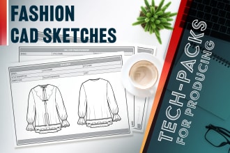 do clothing tech pack as a fashion designer