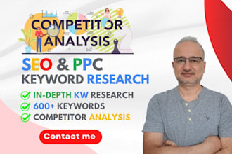 do advanced SEO PPC keyword research and competitor analysis