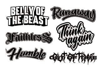 do urban streetwear clothing brand logo design